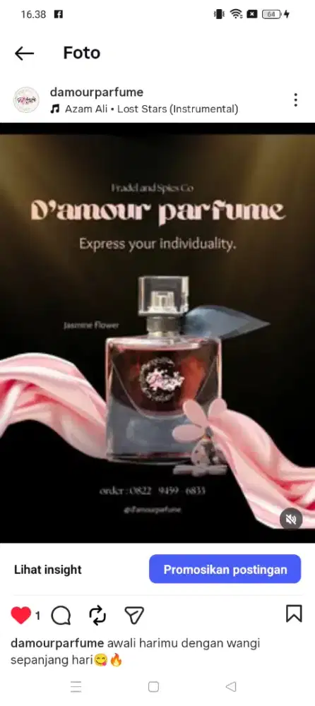Jual parfume D'Amour