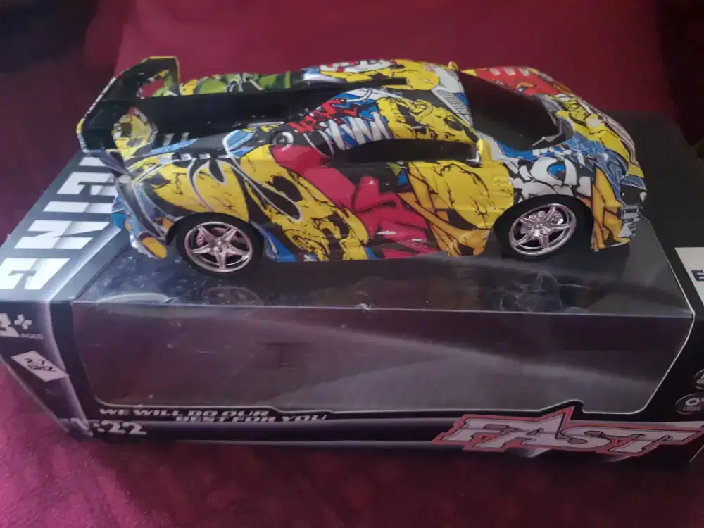 Mainan mobil remote anak preloved