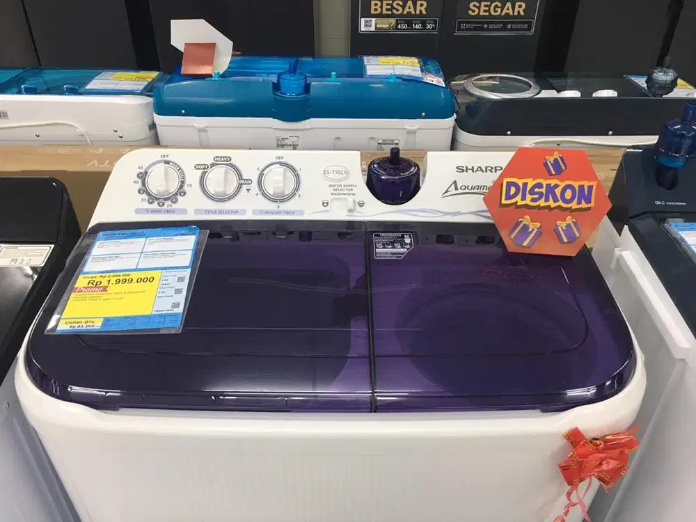 MESIN CUCI SHARP 9KG