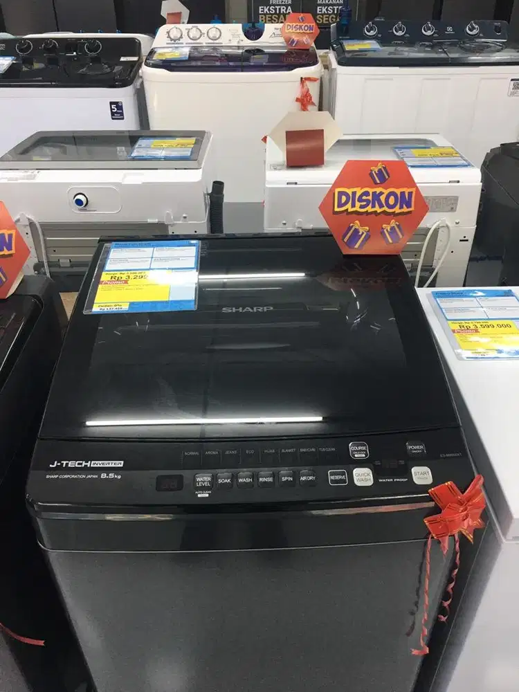 MESIN CUCI SHARP 8.5KG INVENTER