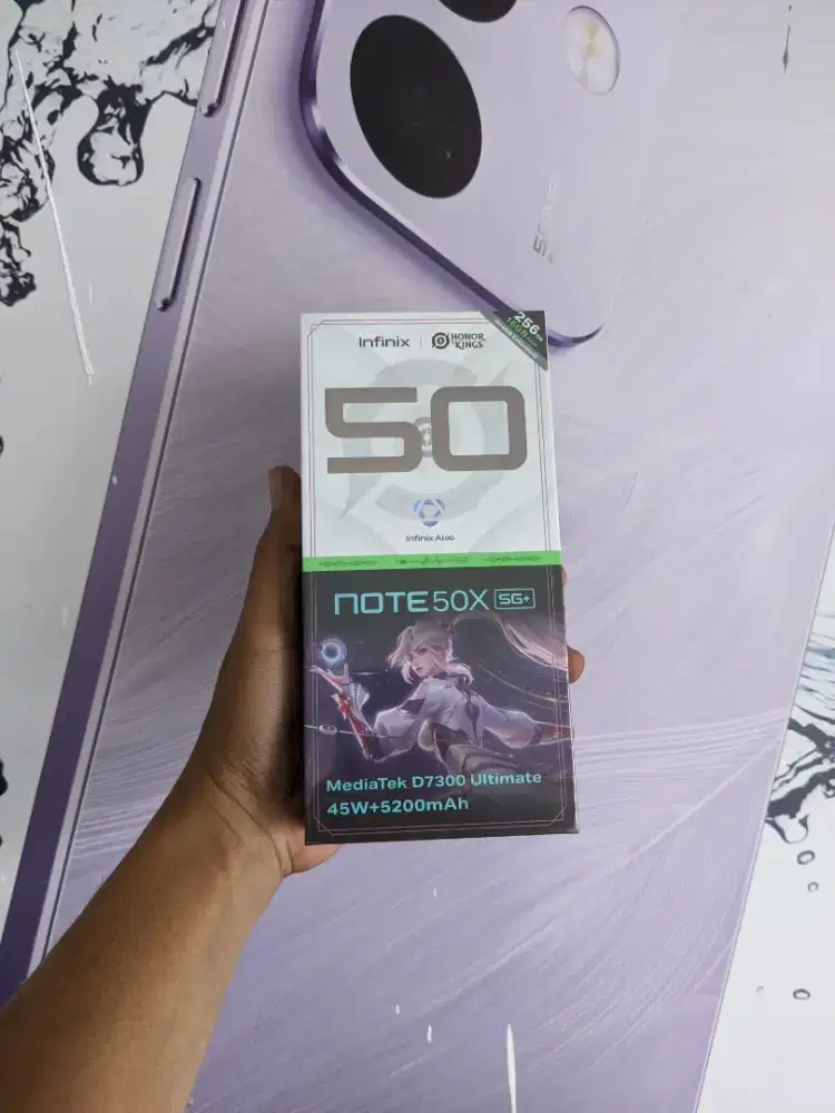 [ Fast respon WA ] Infinix Note 50x 5G 8+8/256 Garansi resmi 1thn