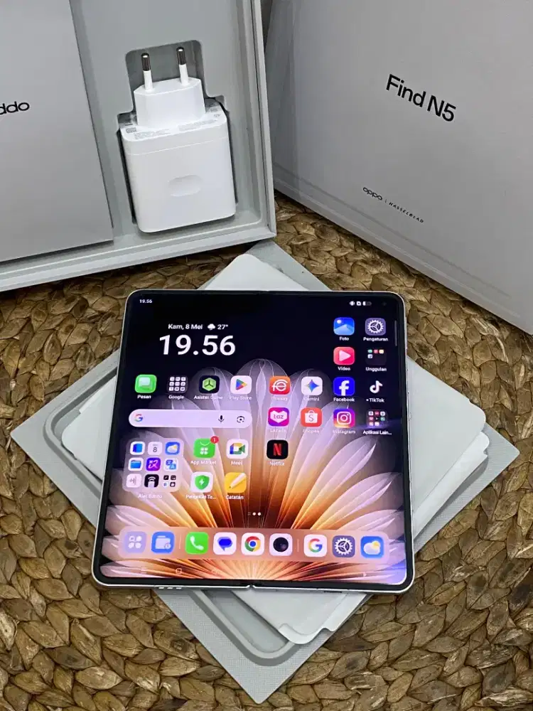Oppo find N5 16/512gb lengkap mulus