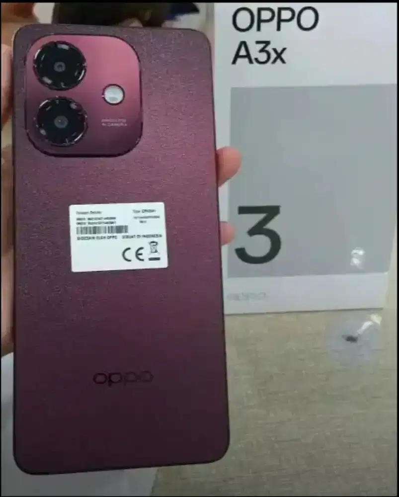 OPPO A3X RAM 4/64 FULLSET MULIS