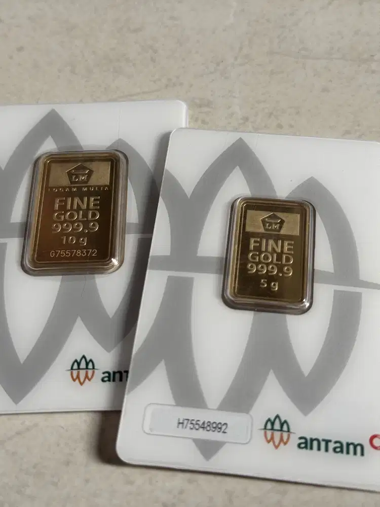 Logam Mulia Antam 5gr dan 10 gr