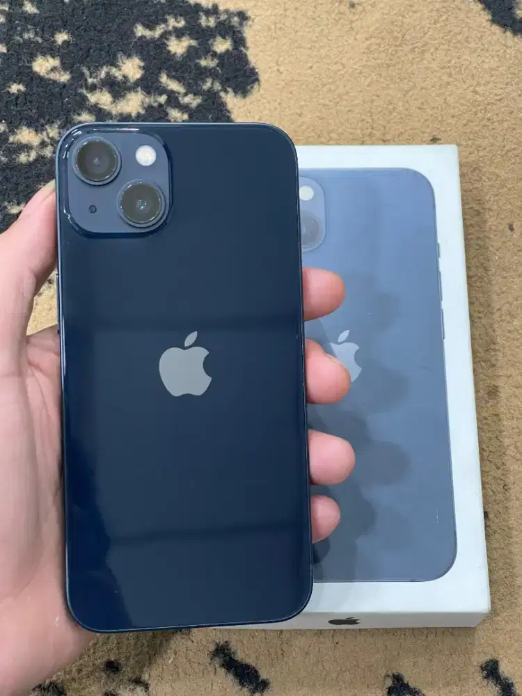 Iphone 13 128 ibox midnight face id&trutone on semua garansi on