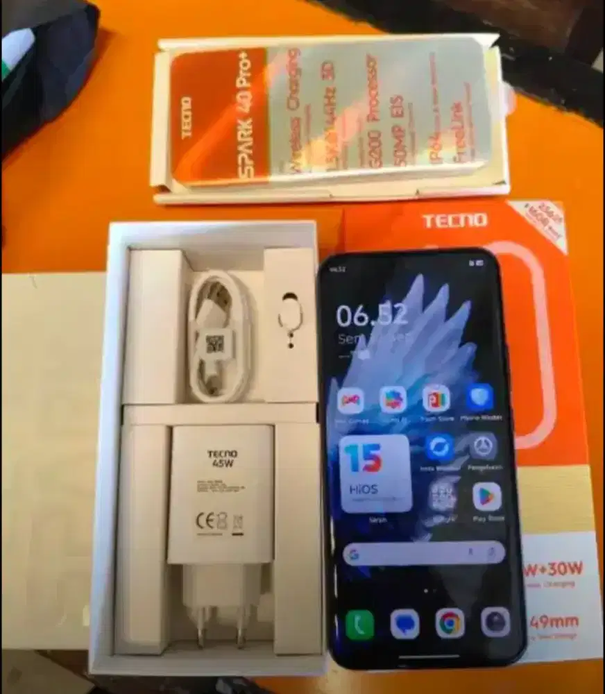 TECNO SPARK 40 PRO PLUS RAM 8/256 FULLSET ISTIMEWA