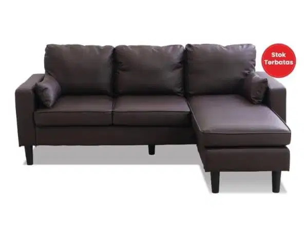 Sofa L Kulit Minimalis