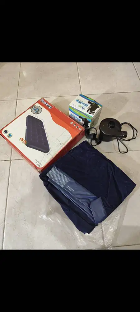 Kasur Angin single plus dapat pompanya