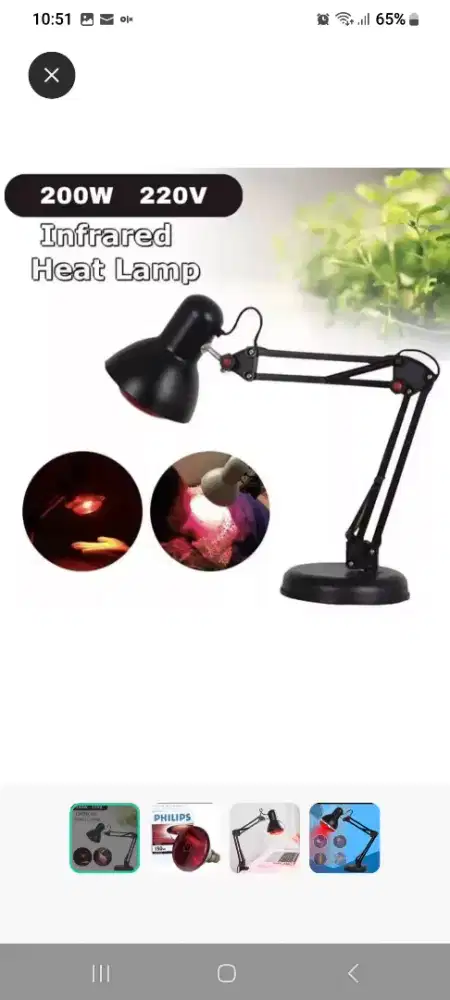 Lampu kesehatan infrared untuk fisiotherapy