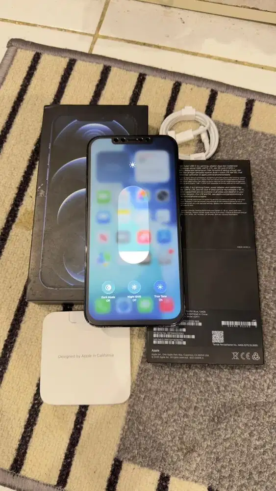 Dijual Iphone 12 Promax 128GB Blue Resmi Ibox Lengkap
