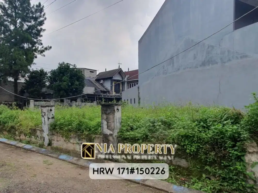 KAVLING TANAH HOOK 152 m² DI BUKIT GOLF RIVERSIDE CIBUBUR GUNUNG PUTRI BOGOR