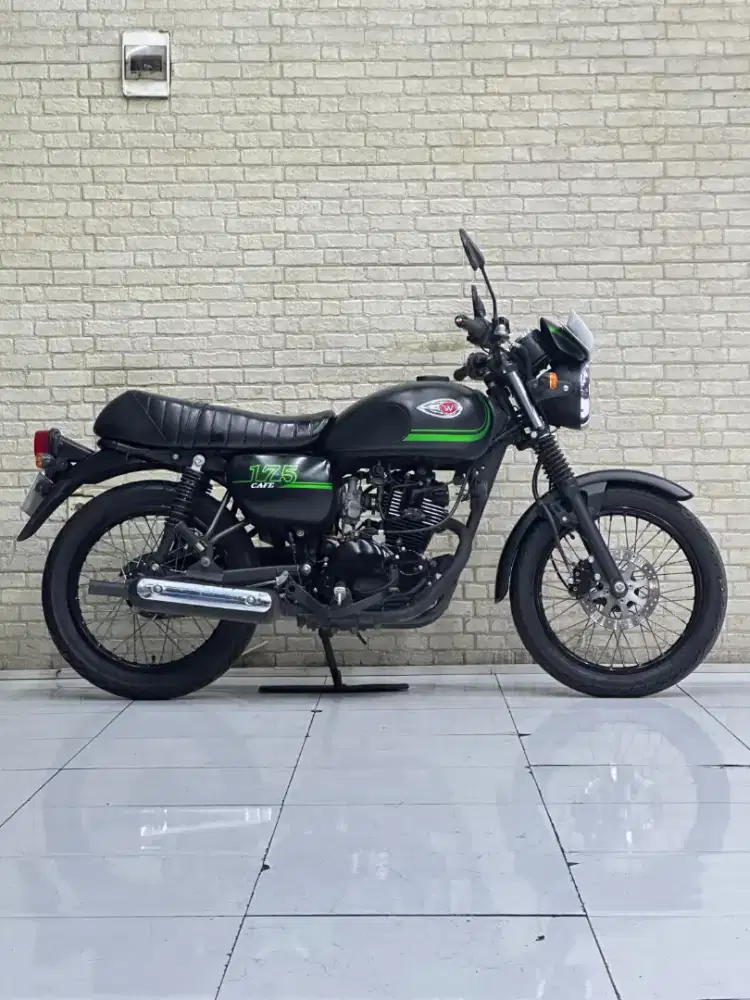 TERMURAH‼️Kawasaki W175 Cafe 2019 Matte Black