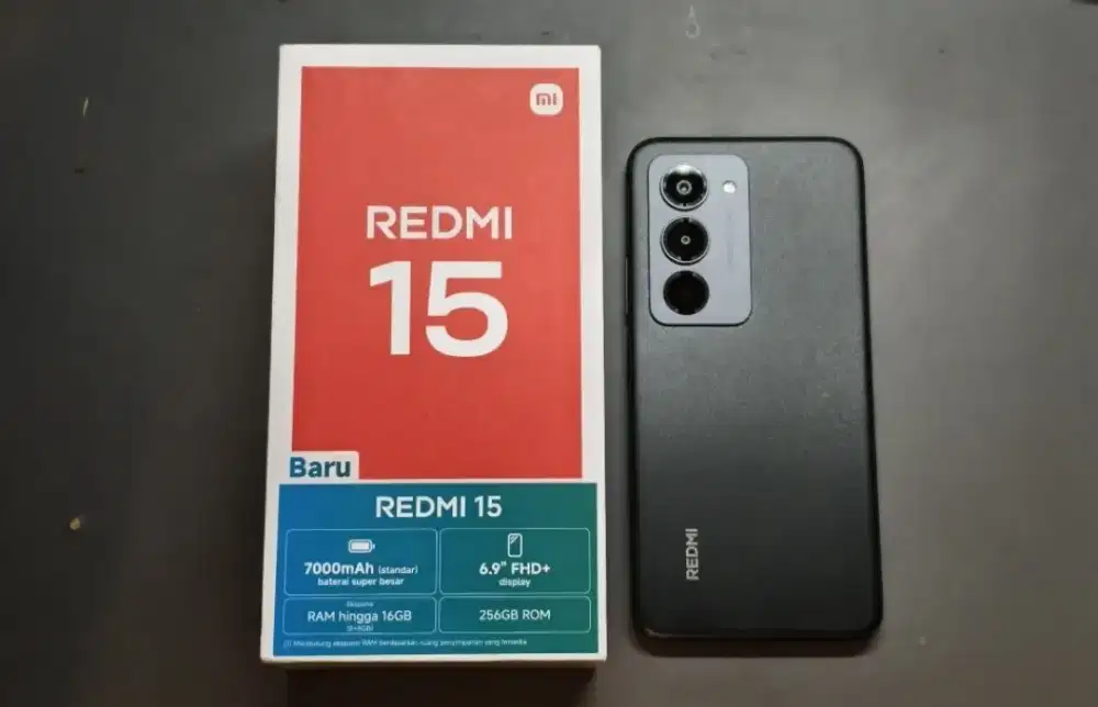 Redmi 15 RAM 8GB+8GB/128GB