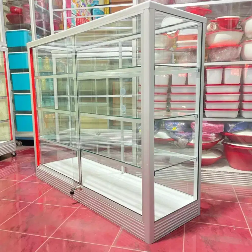 Etalase Panjang 1,2Mx1M Serbaguna