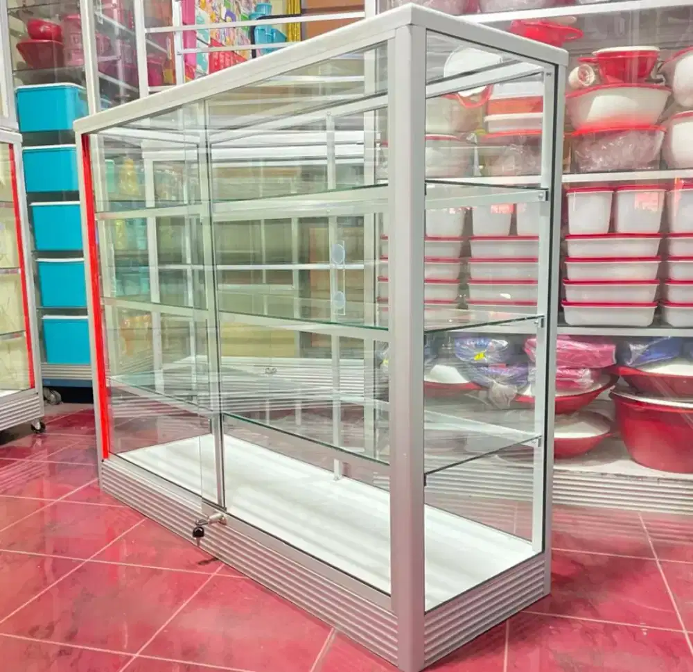 Etalase Panjang 1,2Mx1M Ready Siap Kirim