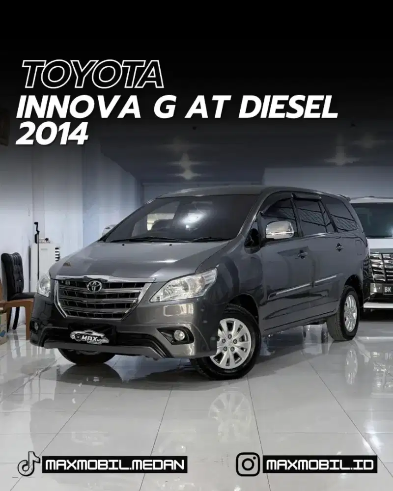 [DP 50JT‼️] TOYOTA KIJANG INNOVA 2.5 G AT 2014 pemakaian 2015