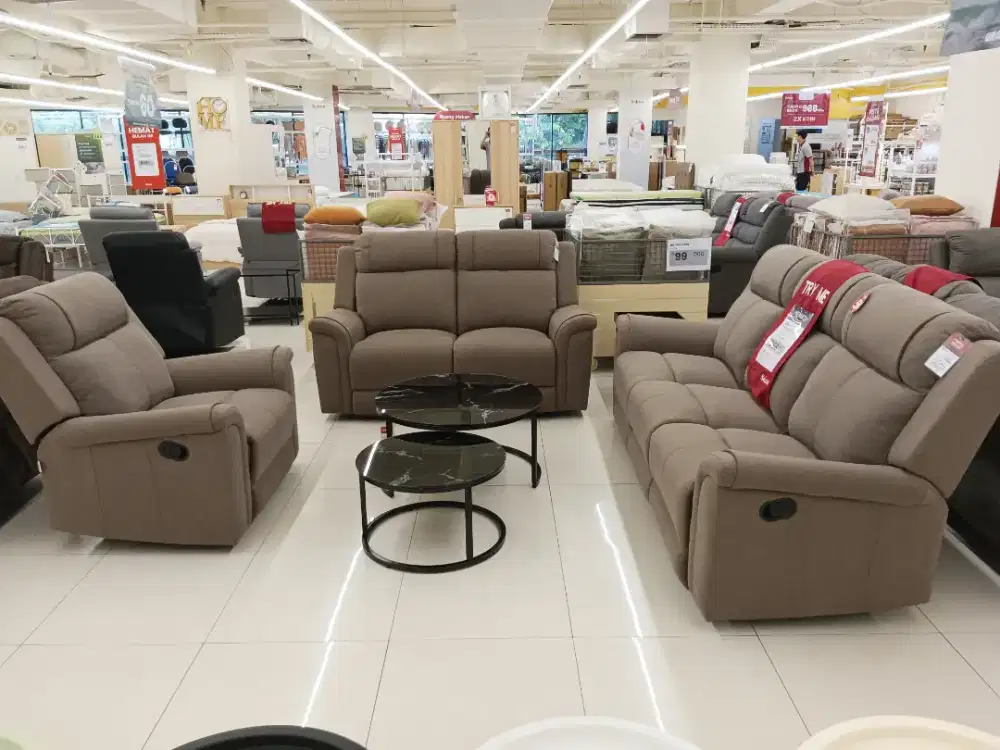 SOFA SET RECLINER TERMURAH