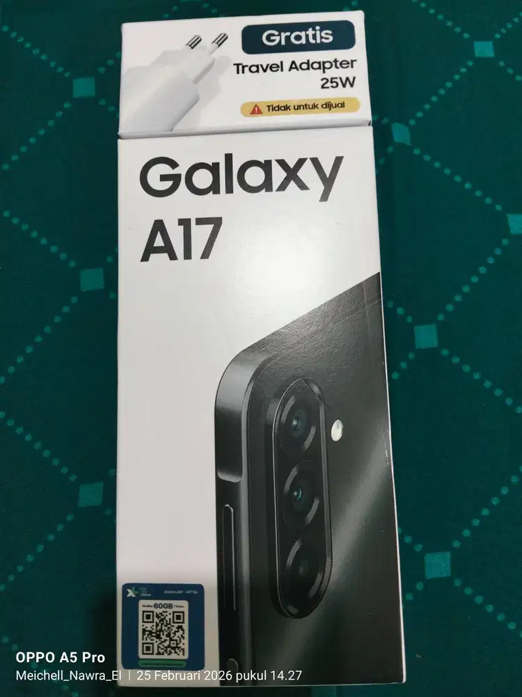Di jual hp Samsung galaxy A17 baru beli