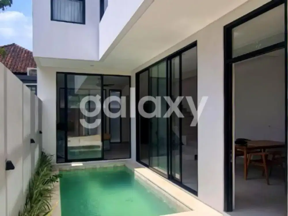LEASEHOLD DAN SEWA VILLA BRAND NEW MINIMALIS DI PERMATA SARI KEROBOKAN