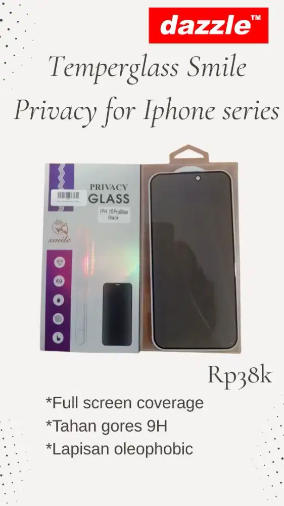 Temperglass smile Privacy