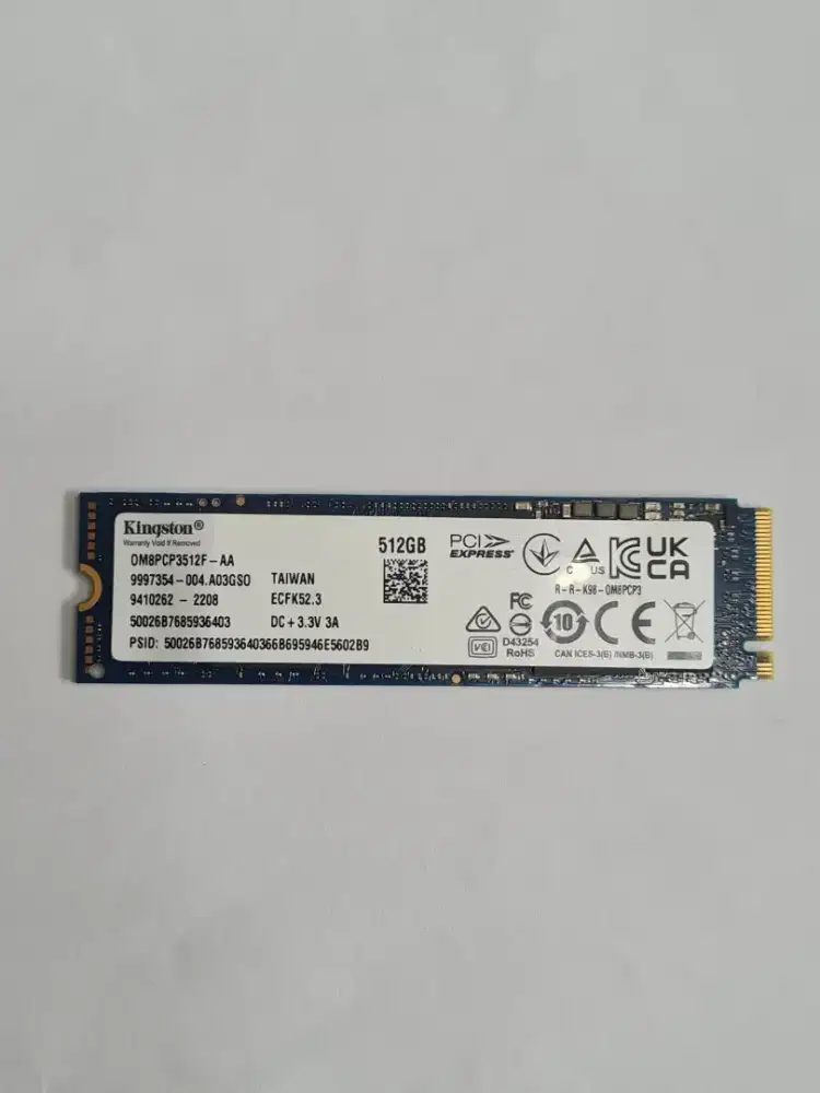 SSD500GB Nvme Kingston OM8PCP3512F