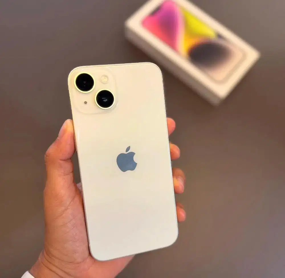 iphone 14 128 starlight new garansi resmi ibox promo free charge ori