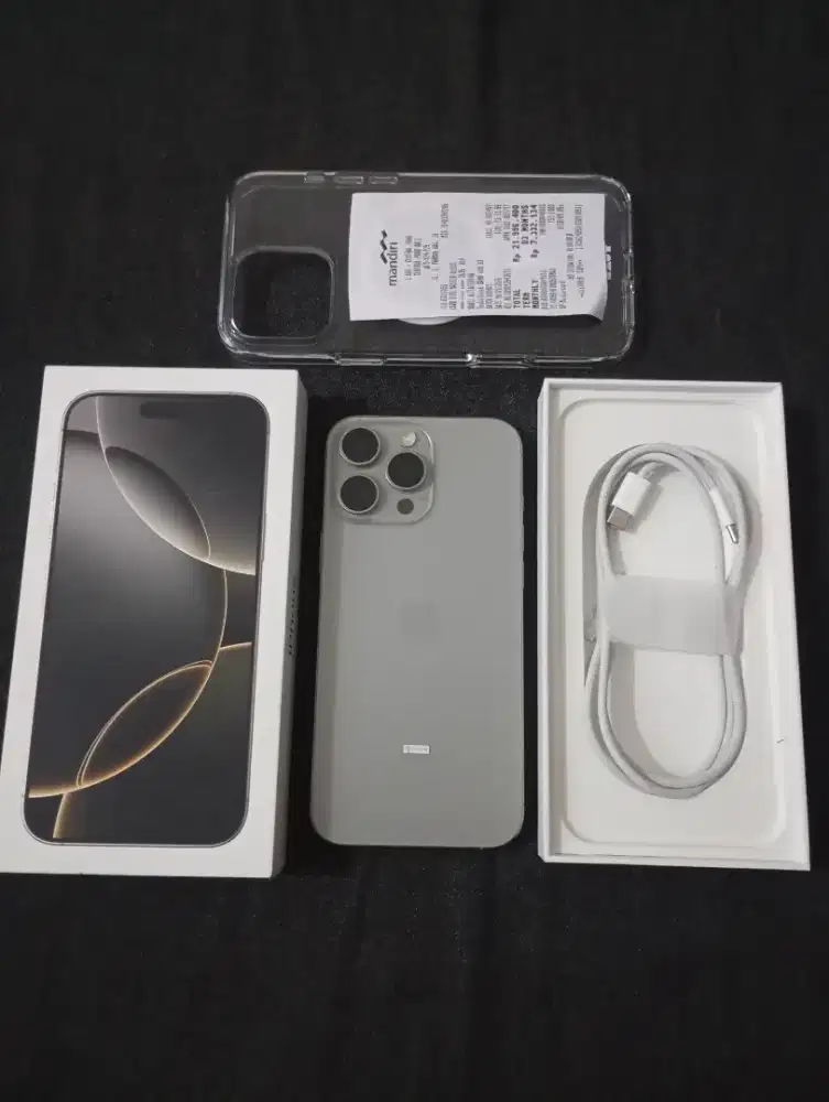 iPhone 16 Pro Max 256Gb iBox Pemakaian 1 bulan