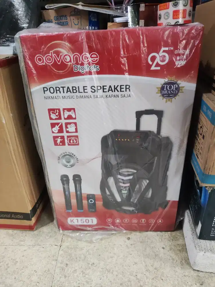 Speaker Portable ADVANCE K1501 Model Terbaru