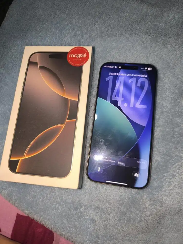 Iphone 16 promax 256 lengkap no minus IBOX