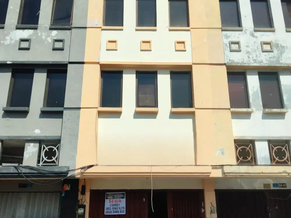 Disewakan  Ruko Mangga Dua, Jagir Wonokromo, Surabaya.  Bagus, siap pakai