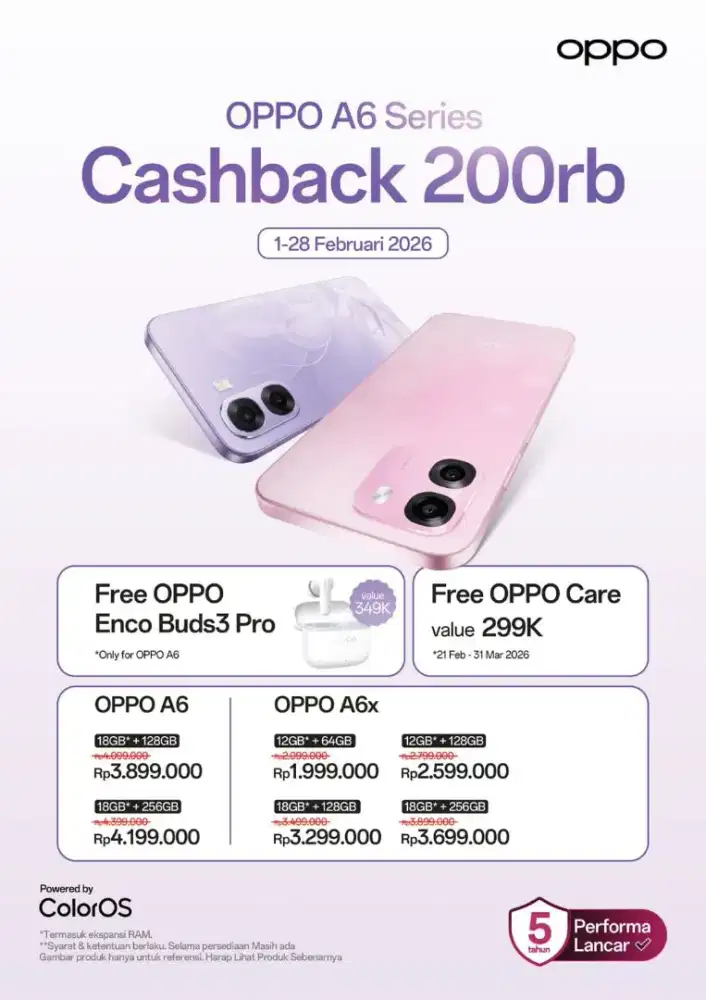 Hp Oppo A6 Series