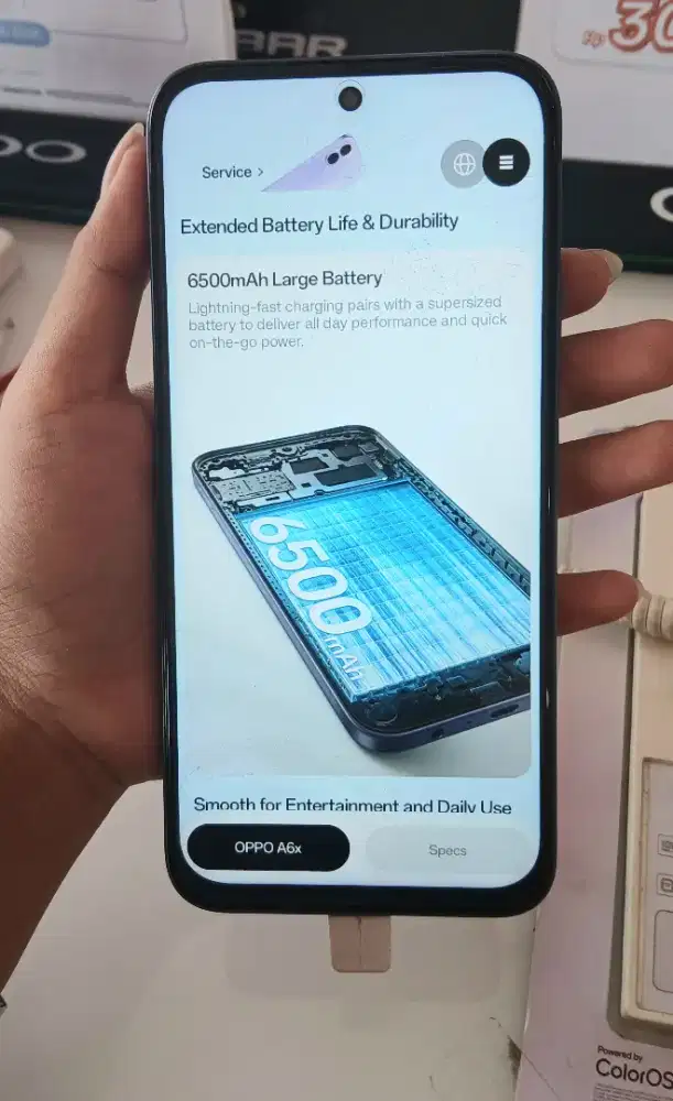 HP OPPO A6X BARU BISA CASH ATAU BISA KREDIT DENGAN BUNGA 0%