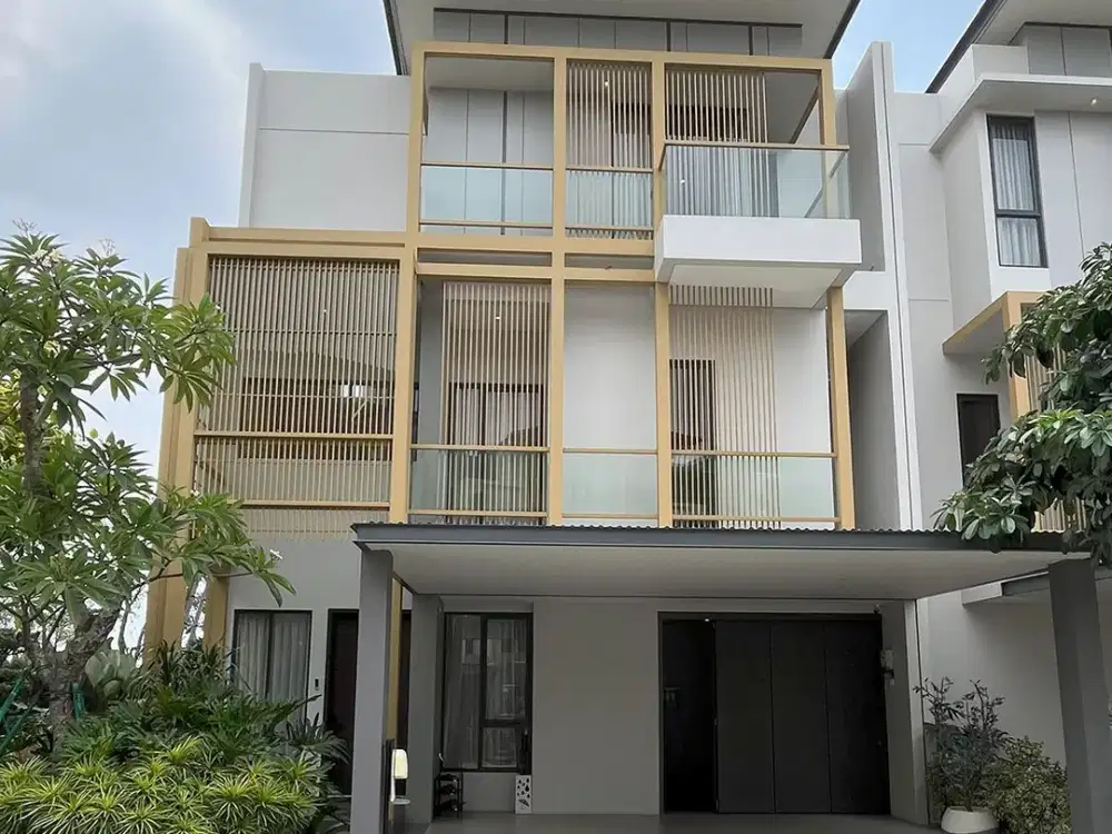 dijual rumah mewah bsd siap huni cluster eonna