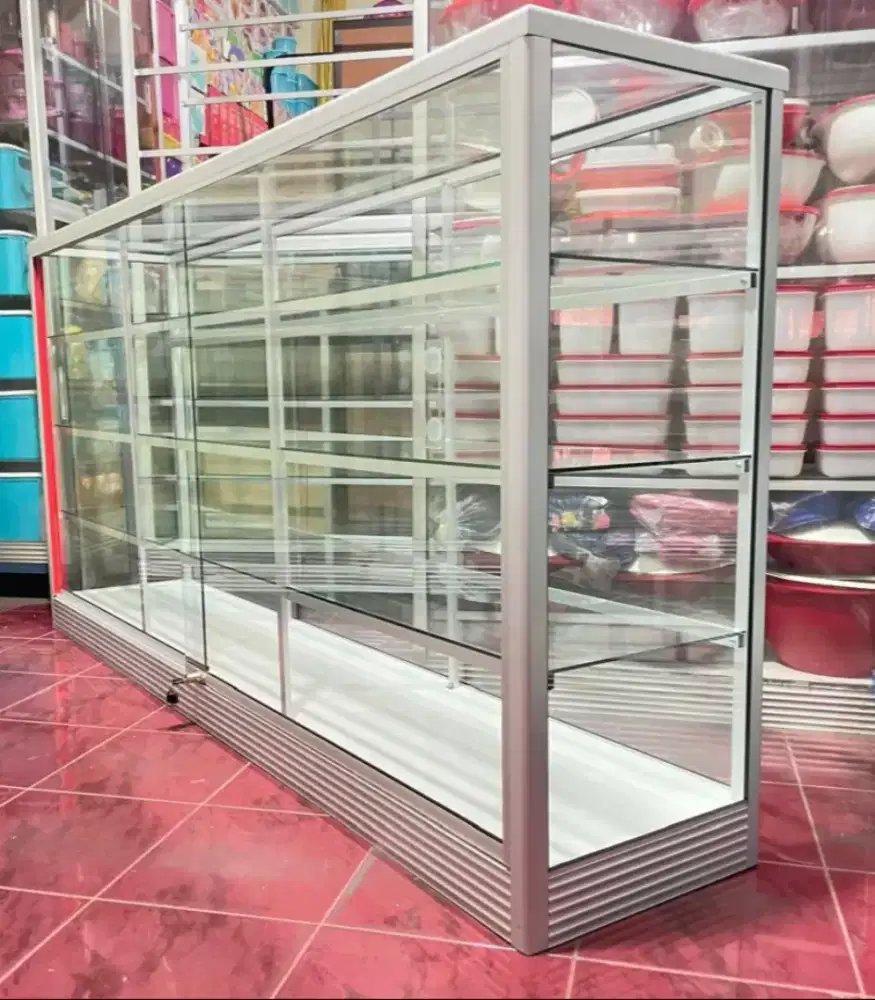 Etalase Panjang 2Mx1M Barang Baru & Siap Kirim