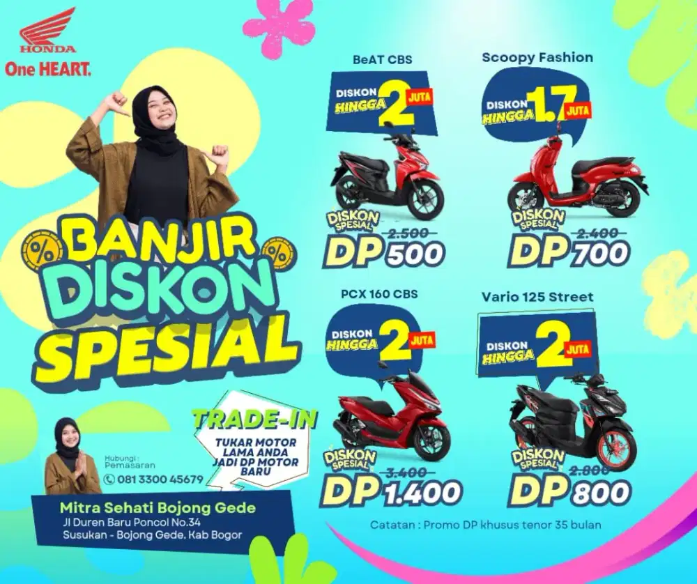 Kredit motor DP murah