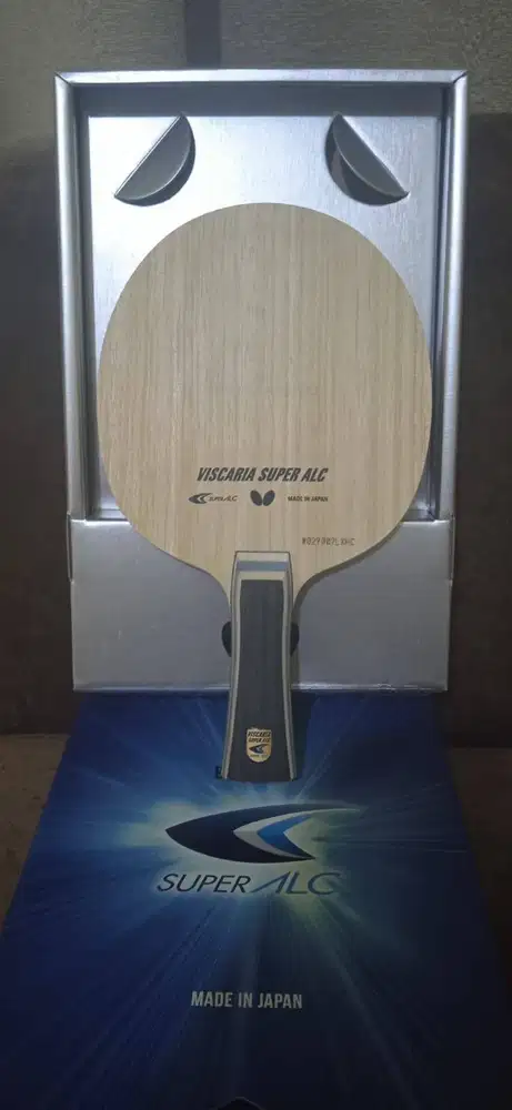 Kayu tenis meja pingpong bet butterfly viscaria super alc new