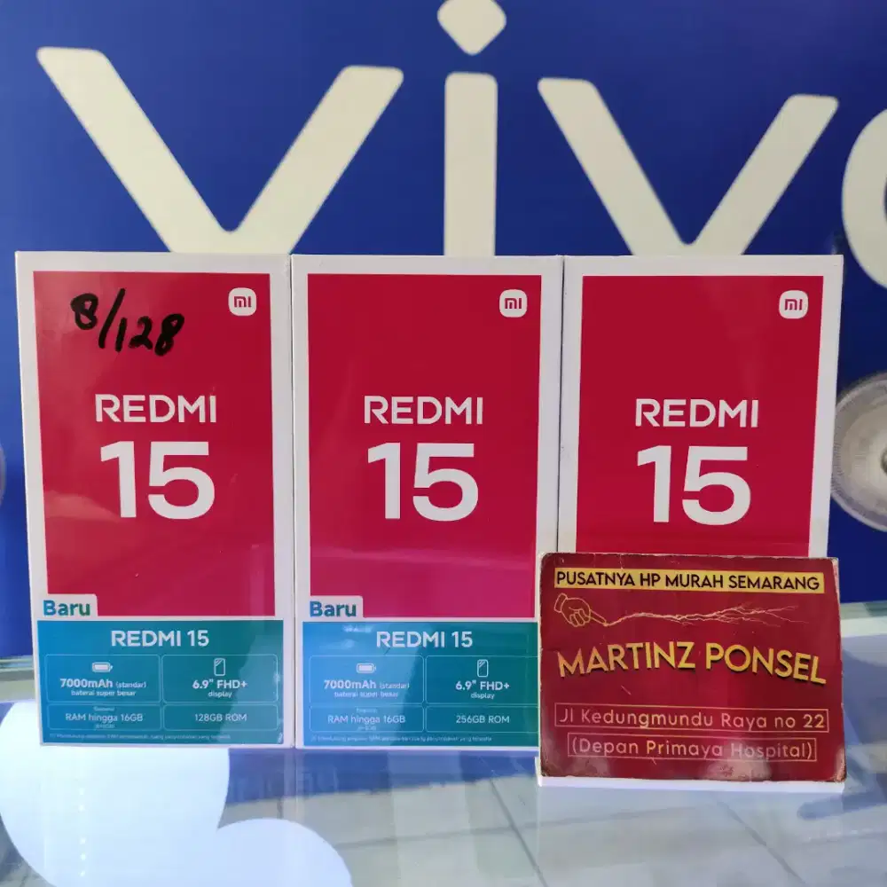 REDMI 15 8/128, 8/256 GB NEW