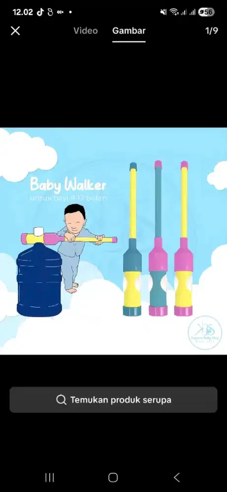 Baby walking pralon