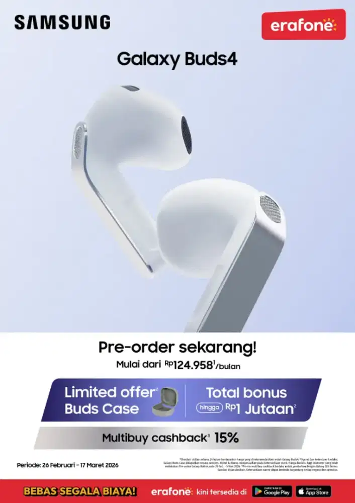Pre-order GALAXY BUDS 4  BISA CICILAN SYARAT KTP