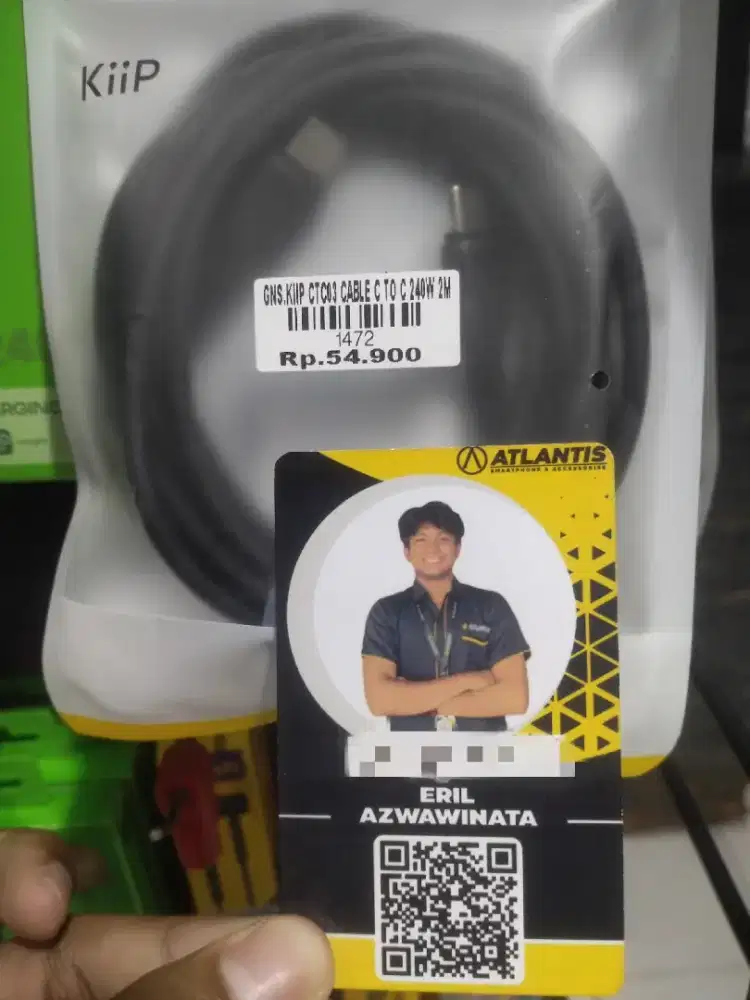 GNS.KIIP CTC03 CABLE C TO C 240W 2M l ATLANTIS DAHSYAT