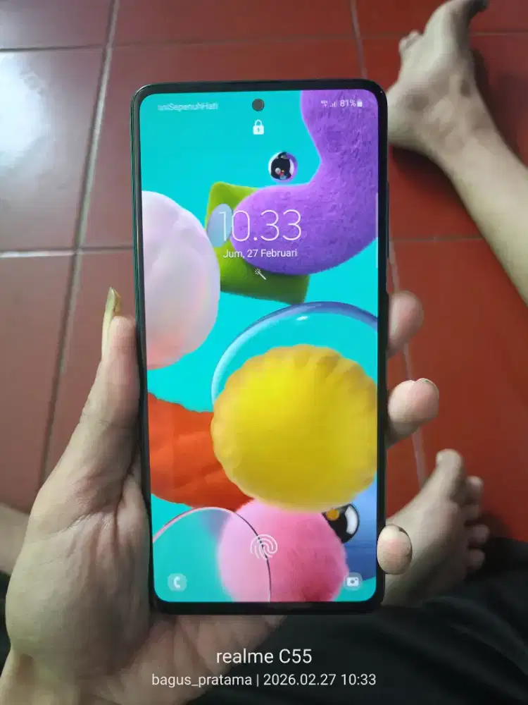 samsung galaxy a51 8+8/128 support nfc fullsett