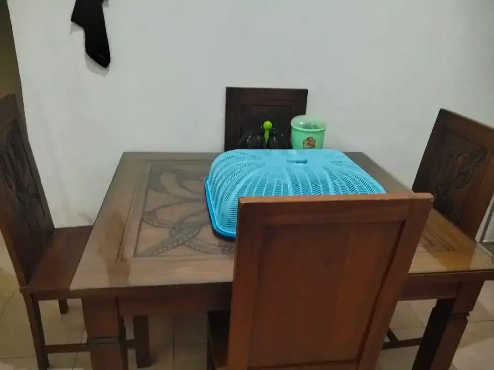 Meja jati asli anggrek jepara