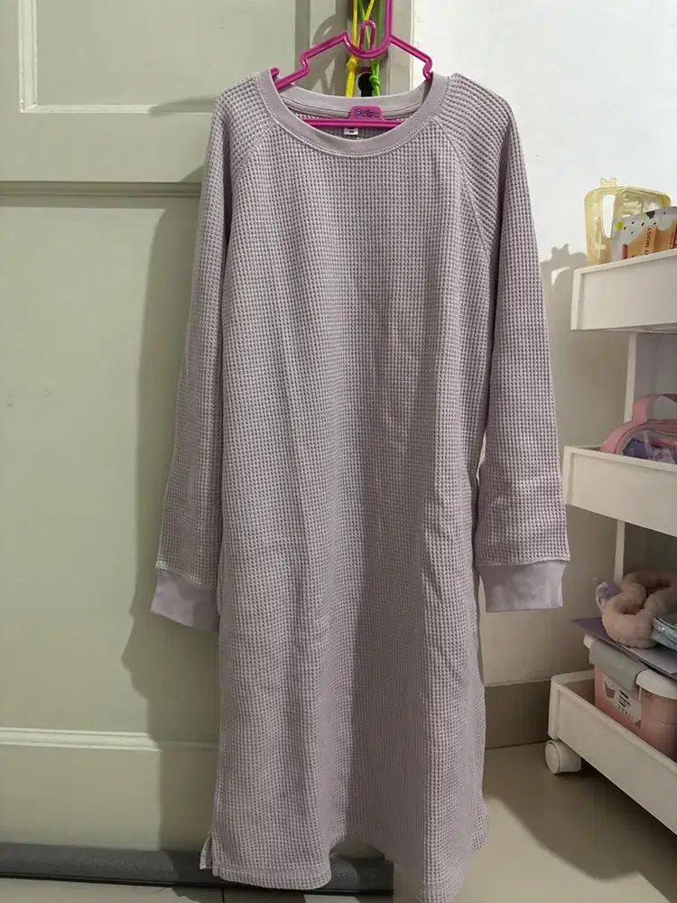 Dress waffle knit uniqlo