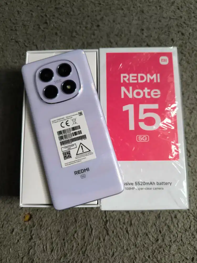 Redmi Note 15 8/256 5G Mulus Like New