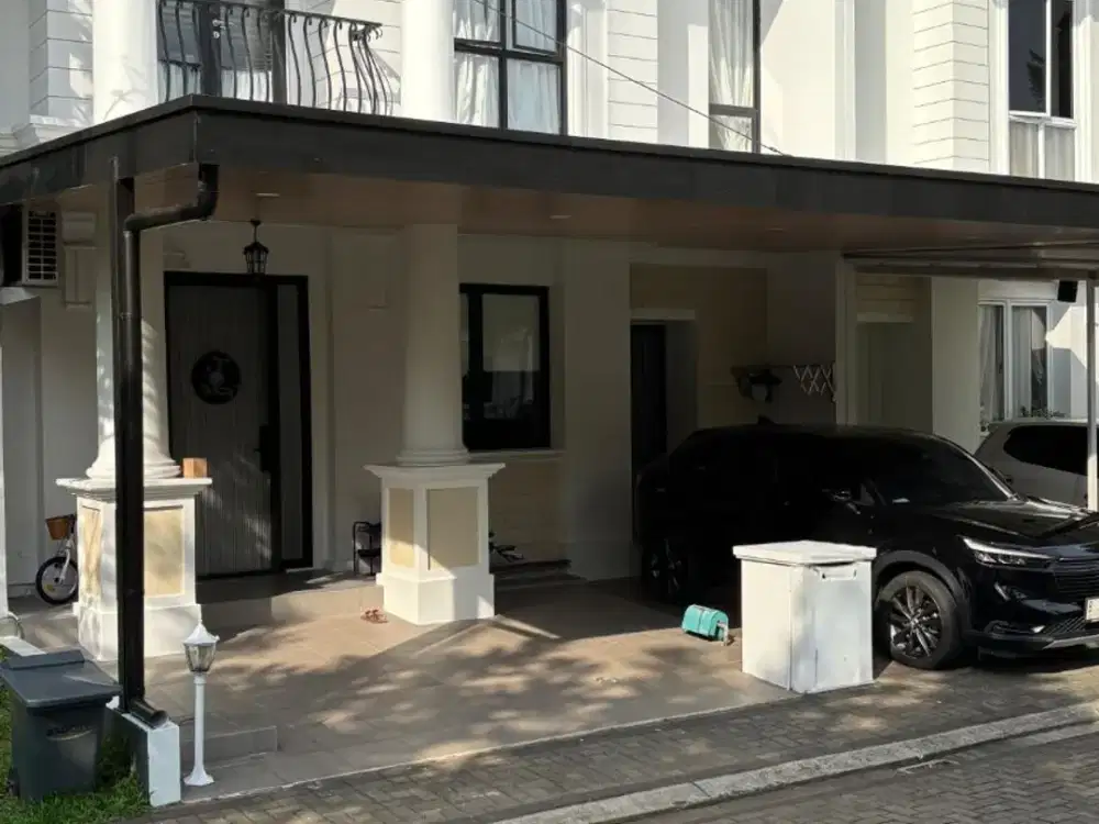 Semi Furnished Anila House Vanya Park BSD, 4+1 KT, Kamar Utama Loft – 3,5M Nego Tipis