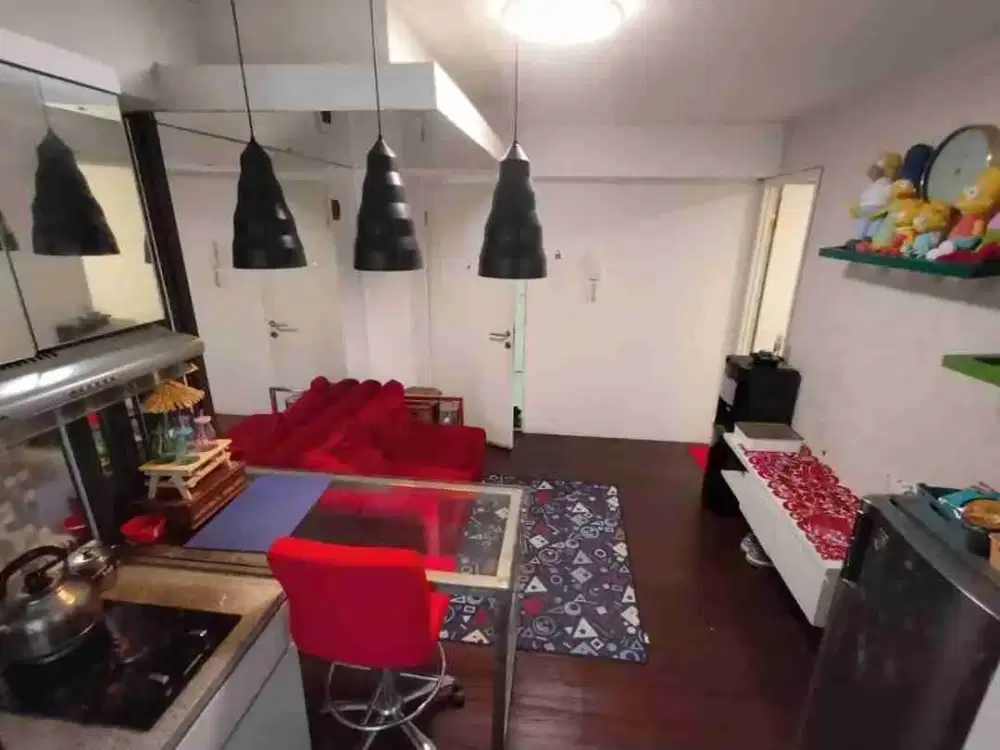 Jual 2BR Hook SHM Furnished apartemen Bassura City tower Flamboyan