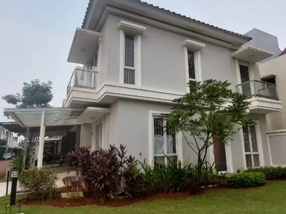 Brand New Hoek di Boston Gading Serpong, 4 KT Semi Furnished, Solar Heater & Smart Lock – 3,6M Nego