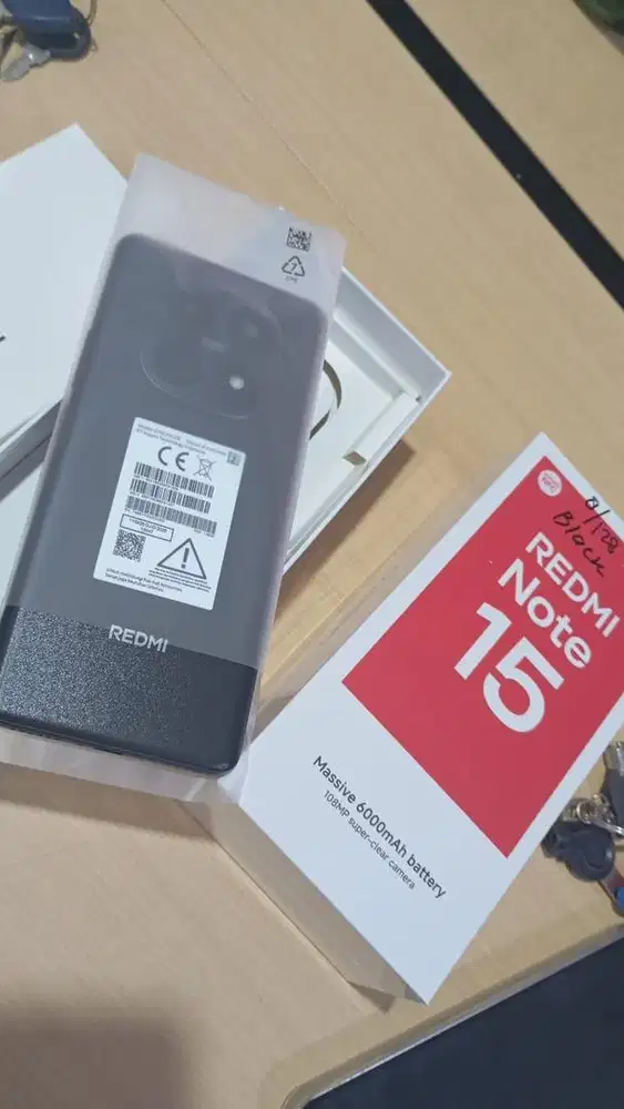 New Redmi Note 15 4G 8/128 ( Baterai Badak bisa jd powerbank juga )