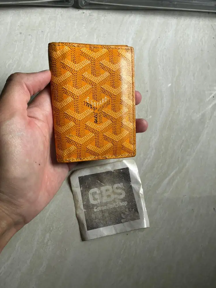 Goyard Saint Marc Card Wallet Yellow