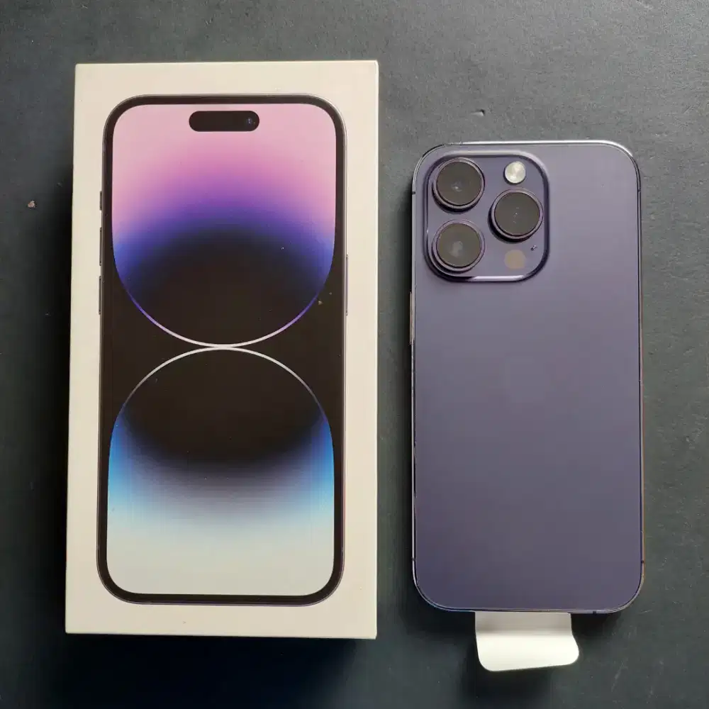 IPHONE 14 PRO 128GB DEEP PURPLE EX GARANSI INTER